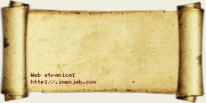 Kristina Erkić vizit kartica